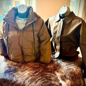 Women's Brown Puffer Jacket
